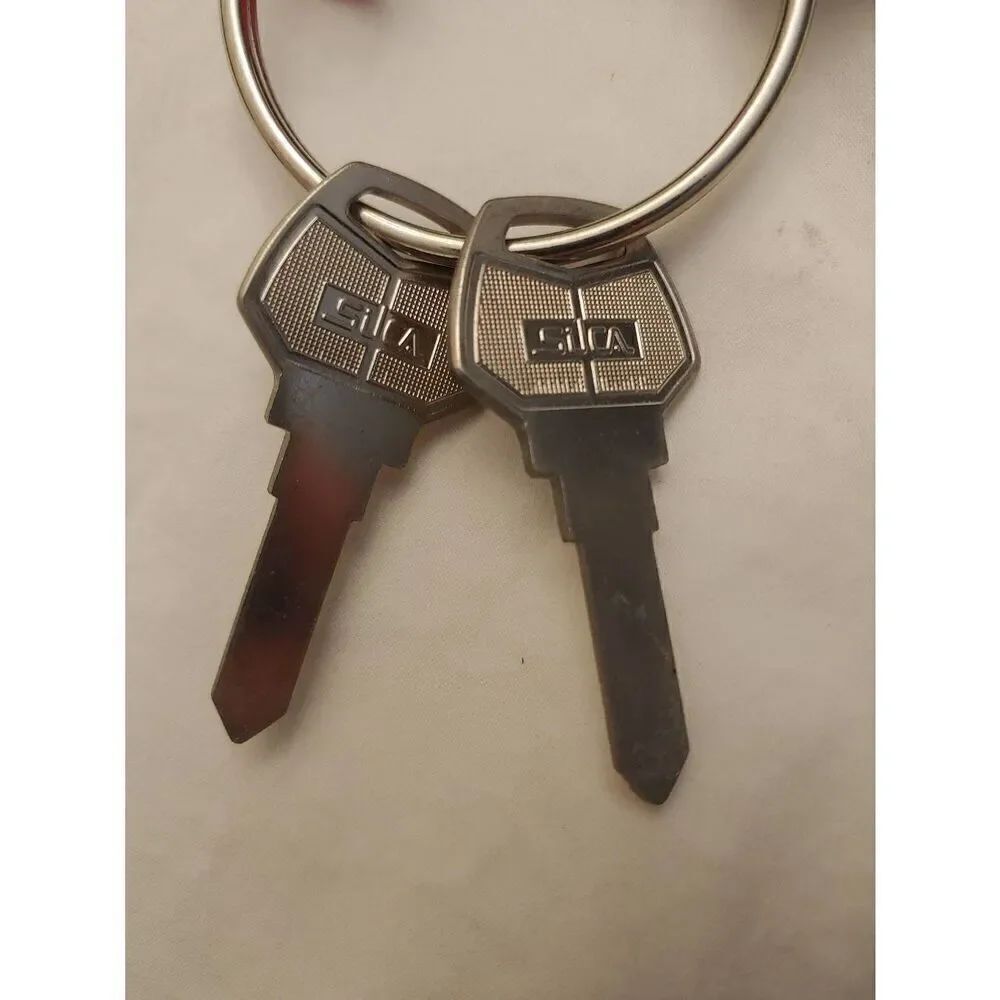 Set Of 2 Harley Davidson Silca Blank HY2 Keys.